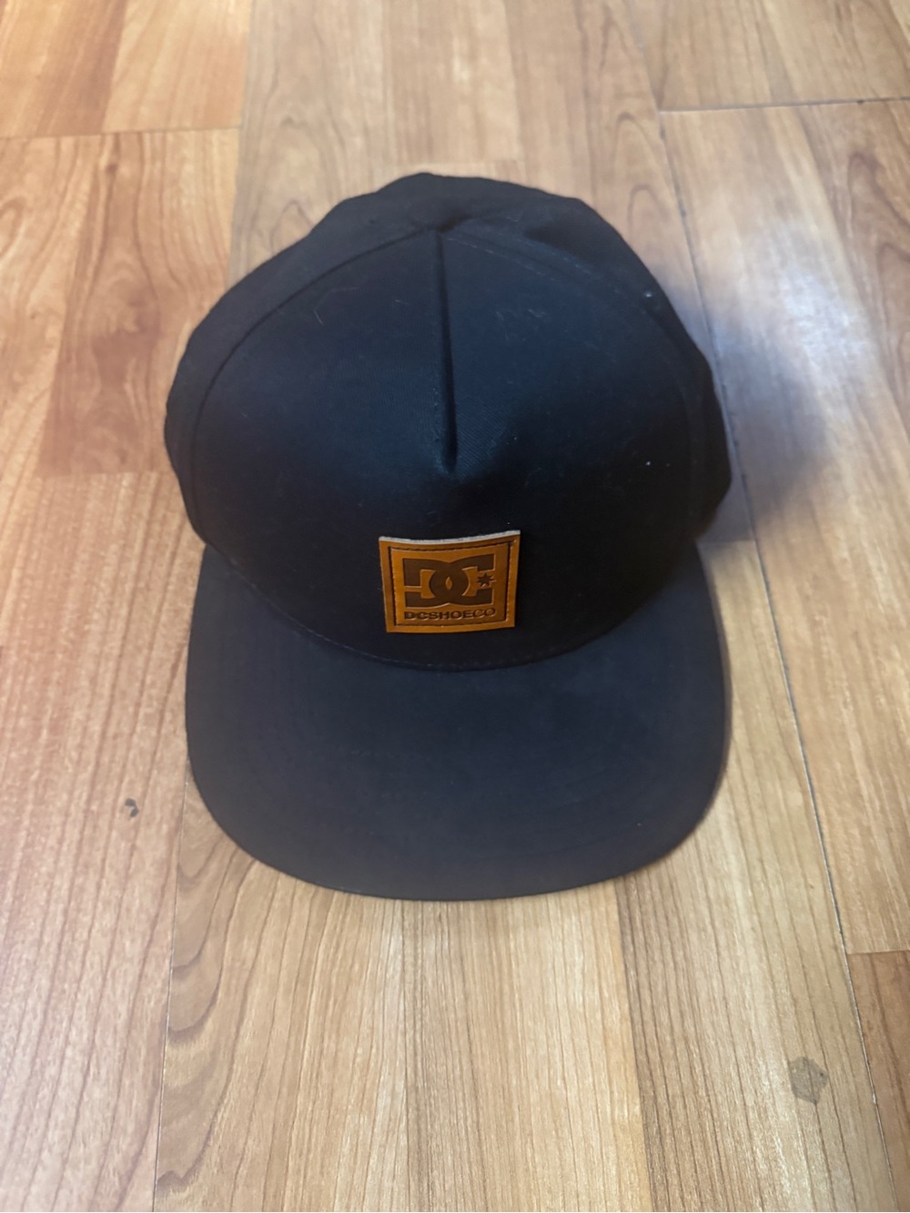 DC Black Baseball Cap with Subtle Front Patch
